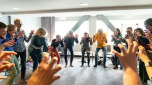 Foto: deltakere på Exit-kurs