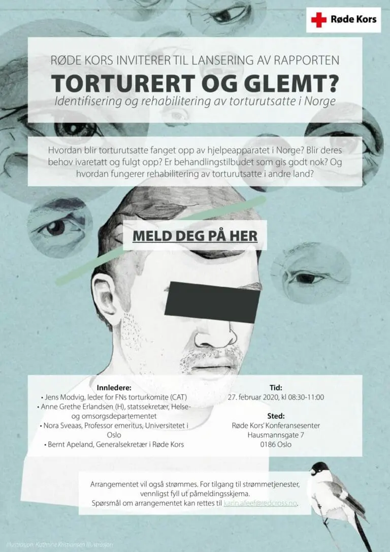 Bilde til artikkel Lansering av rapporten: Torturert og glemt?