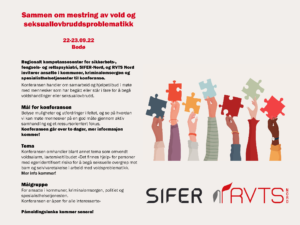 Program - Sammen om mestring av vold og seksuallovbruddsproblematikk