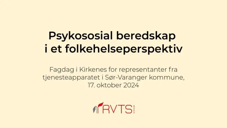 Bilde til artikkel Psykososial beredskap i et folkehelseperspektiv